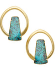 Chrysocolla Prong Coils