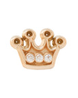 Solid Gold Crown Clear CZ