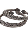 Vintage Silver Rattle Bracelets