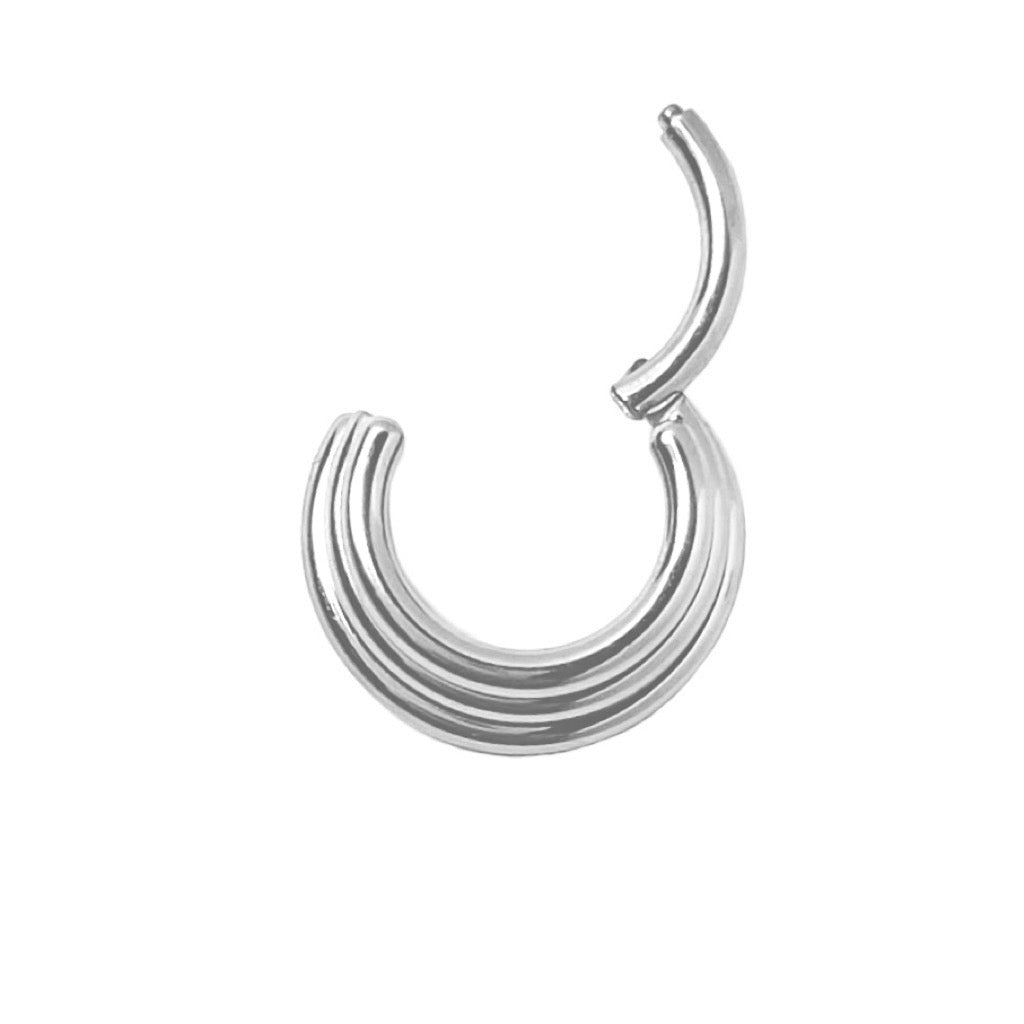 Titanium Ear Stack Titanium Triple Stack Clicker (16g) – Jimmy Buddha Designs