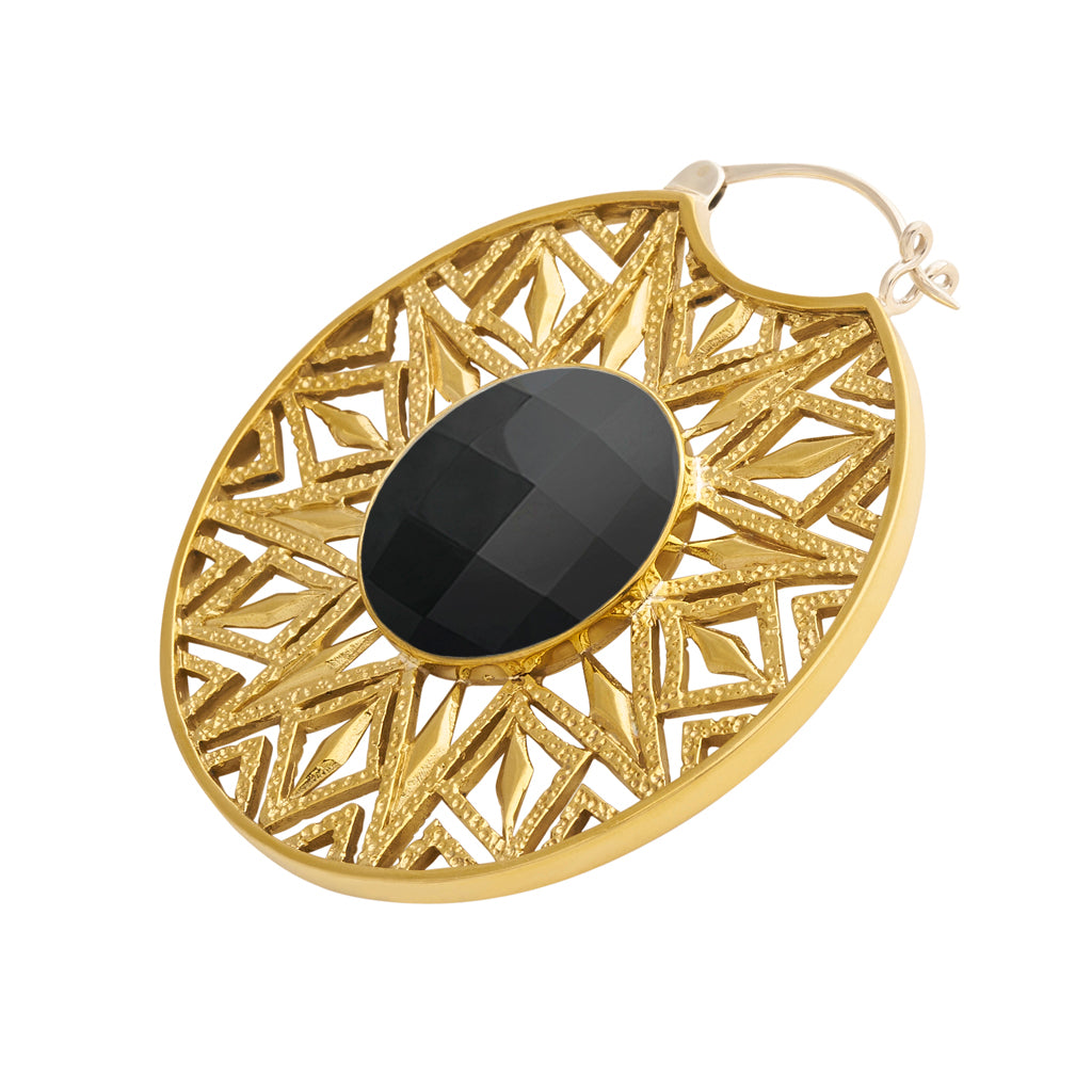 Faceted Black Obsidian Essence Isis