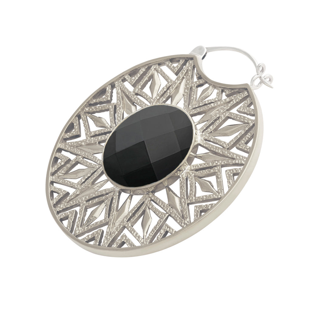 Faceted Black Obsidian Essence Isis