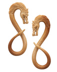 Fossilized Mammoth Dragon Ear Weights